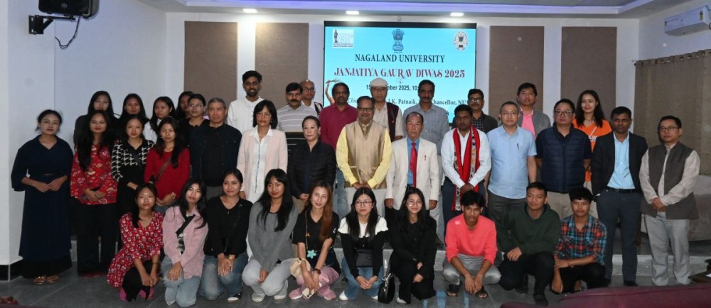 Students and faculty members of NU Lumami, Zunheboto on November 15.